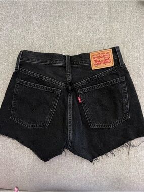 Levi's Men's Black Straight Jeans - 501 Style